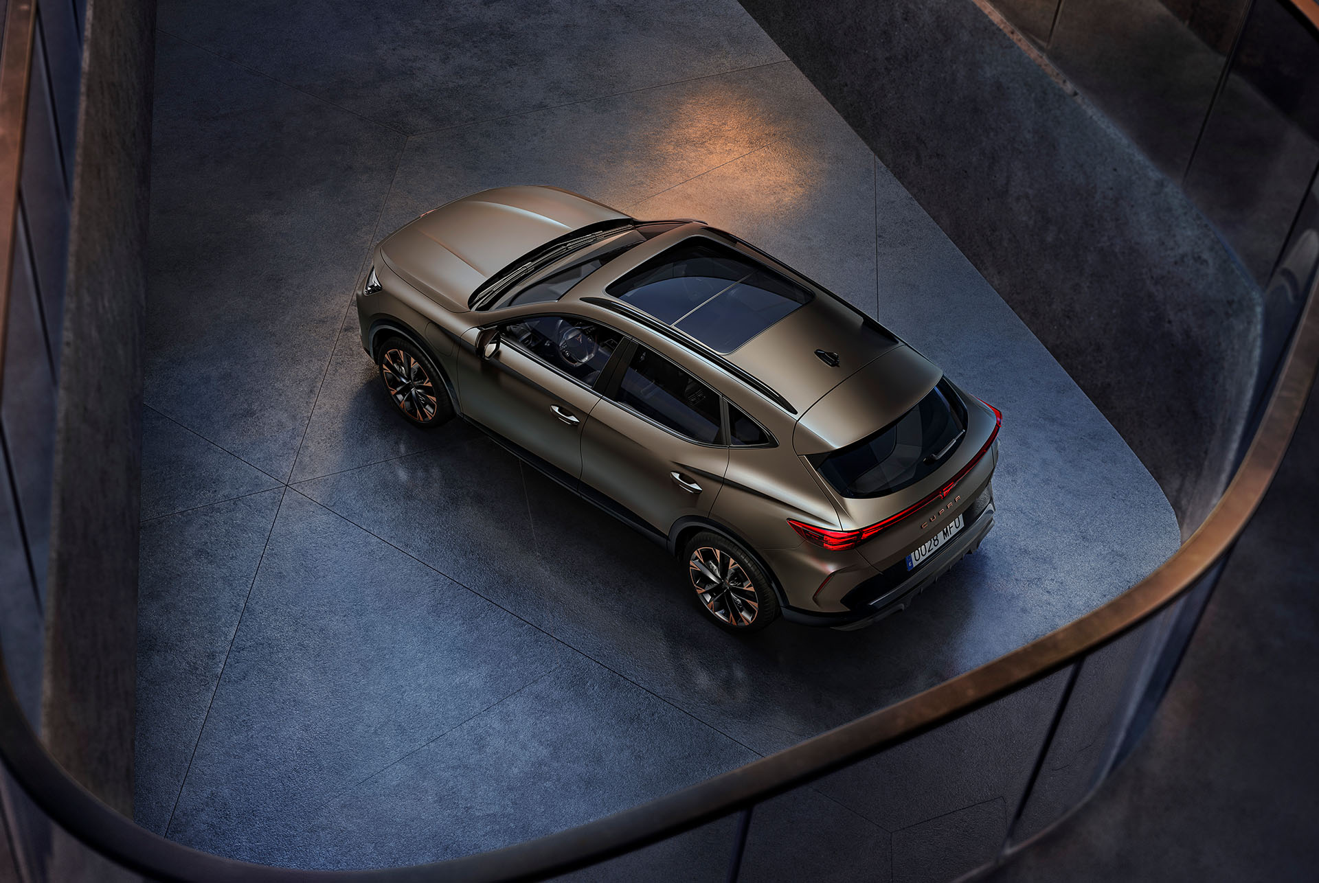 cupra aerial view formentor century bronze matt 2024